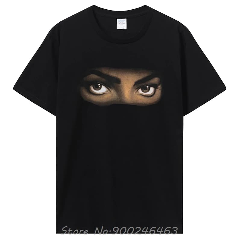 T-Shirt graphique hommage à Michael Jackson Michael Jackson Portrait imprimé manches courtes rétro h