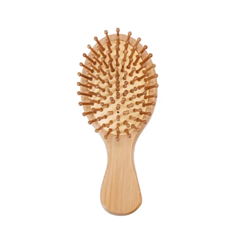 Brosse à cheveux en bambou pour femmes, peigne de coiffure, dents larges, peignes en bambou pour che