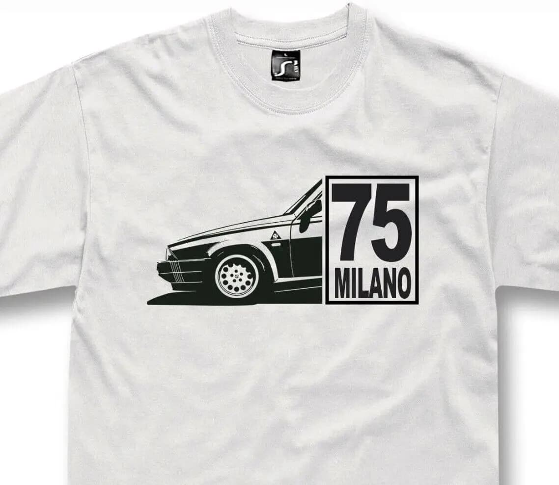 2024 Alpha S Romeo 75 Fan T-shirt Classique V Double Spark Turbine Été Pur Coton T-Shirt-S-3xl