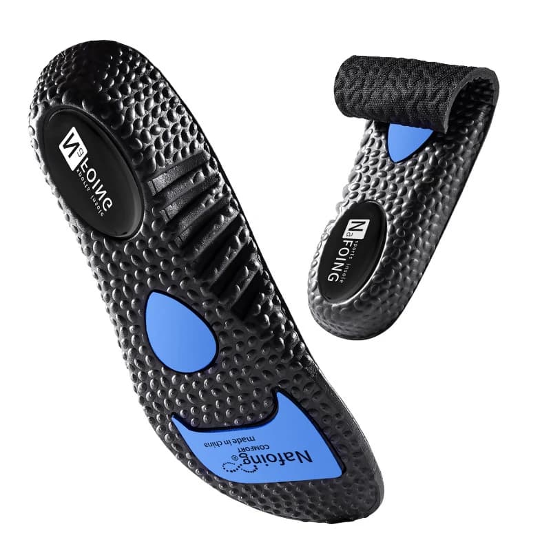 Semelles intérieures de sport à semelles souples pour hommes, absorbant les chocs et respirantes en 