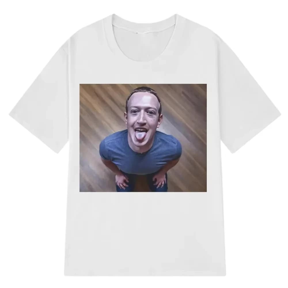 Drôle mauvaise Expression T-shirt Mark Zuckerberg bonne blague T-shirt femmes à manches courtes T-sh