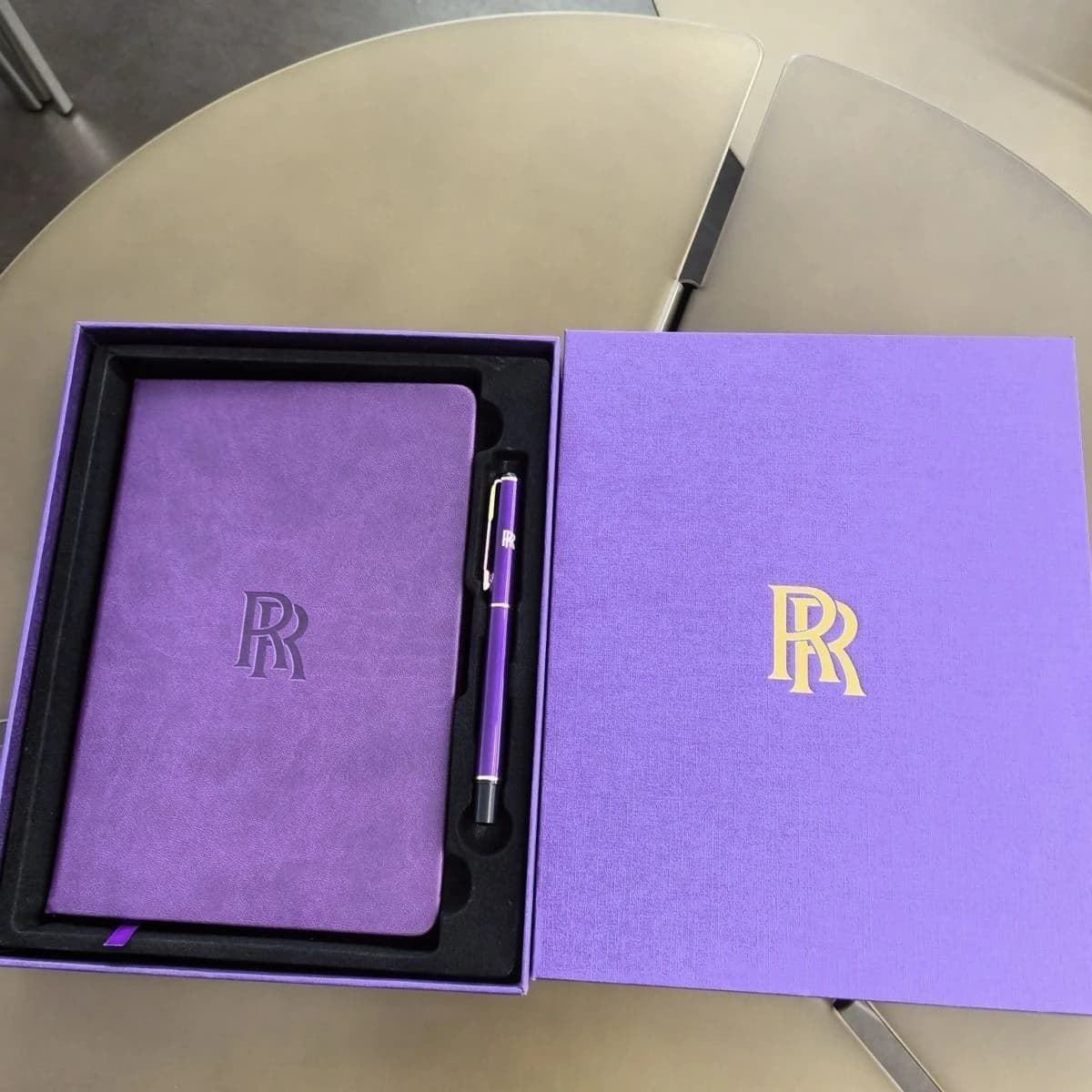 Coffret cadeau de luxe pour bureau, bloc-notes, porte-clés pour Rolls-Royce Cullinan Phantom Ghost W
