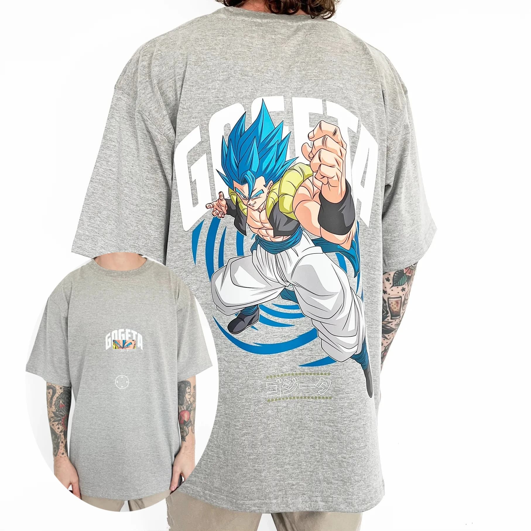 Dragon Ball 2025 T-shirt sous licence authentique-T-shirt rétro surdimensionné avec graphique Son Go