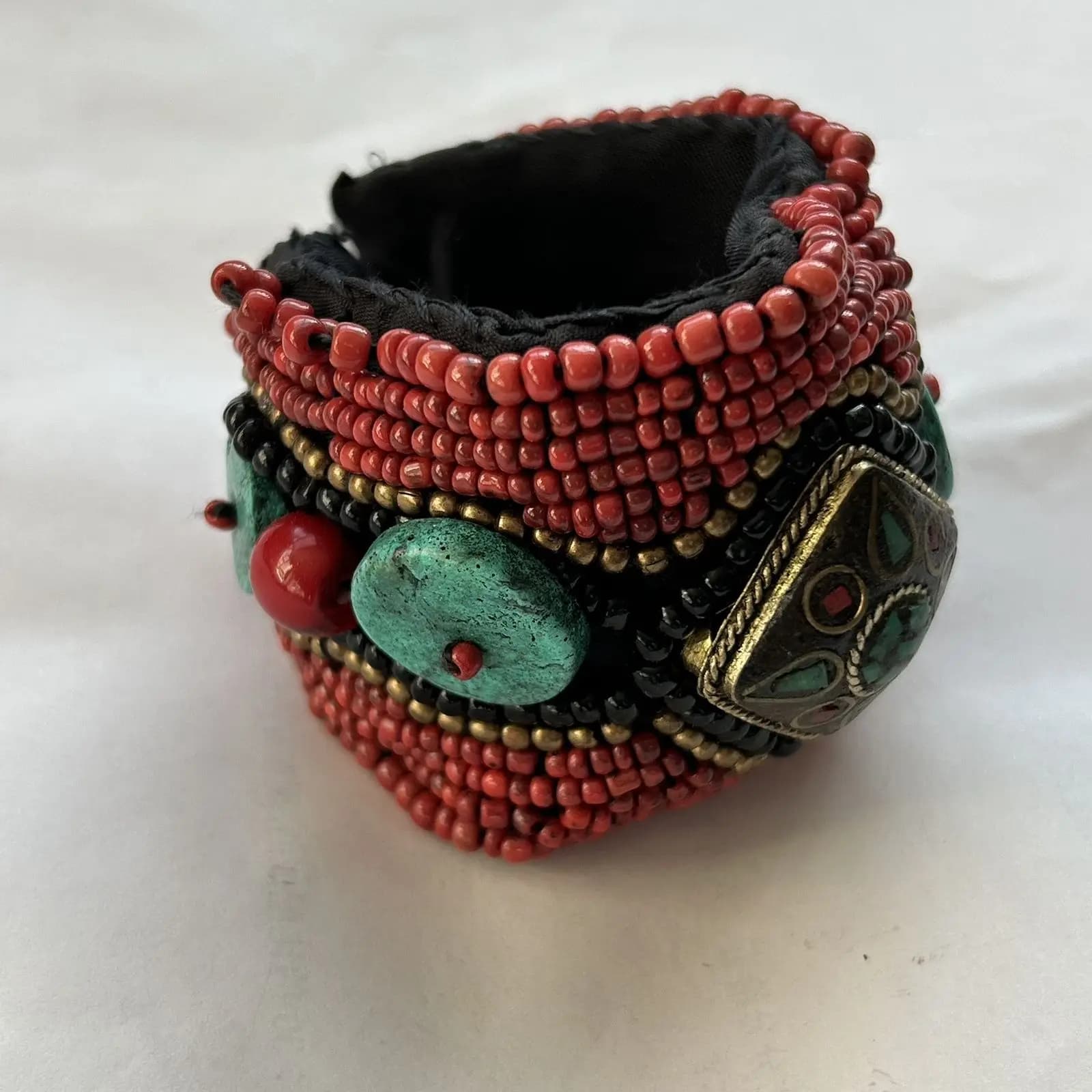 Bracelets tibétains, accessoires vestimentaires, bracelet ethnique fait main pour femmes, style indi