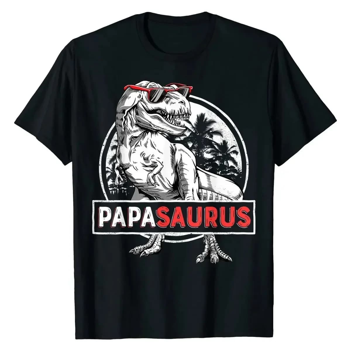 Papasaurus t-shirt T Rex Papa Saurus dinosaure femmes papa papa classique garçon hauts et t-shirts f