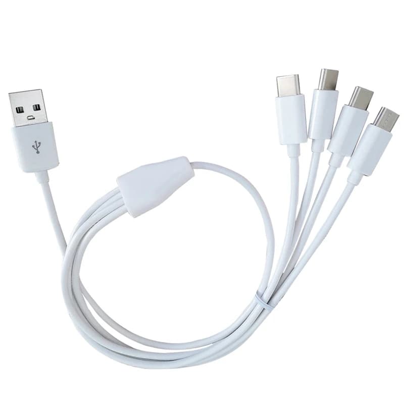 Multi 4 en 1 USB C Long Chargeur Câble Cordon De Charge Plusieurs Ports De Charge Câble Connecteur D