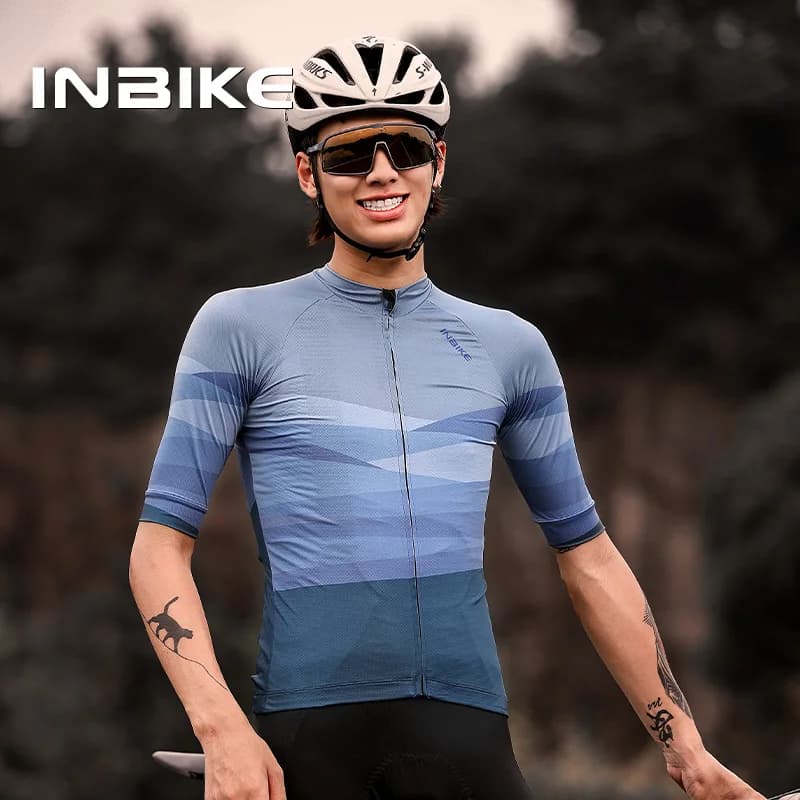 INBIKE – vêtements de cyclisme d'été, vêtements de cyclisme respirants, chemise à manches courtes po