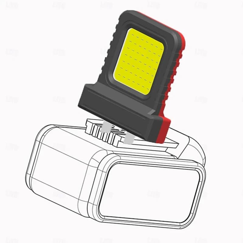 Accessoires pour outils électriques, lampe de travail de 8 pouces pour batterie Dewalt 18V 20V, proj