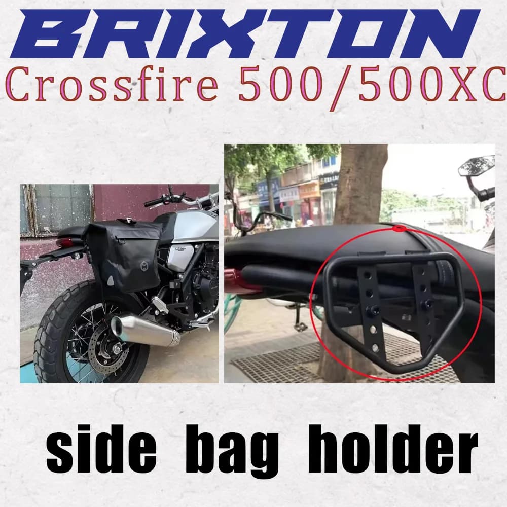 Nouveau Fit Crossfire 500 accessoires support de sac latéral support de sac de selle pour Brixton Cr