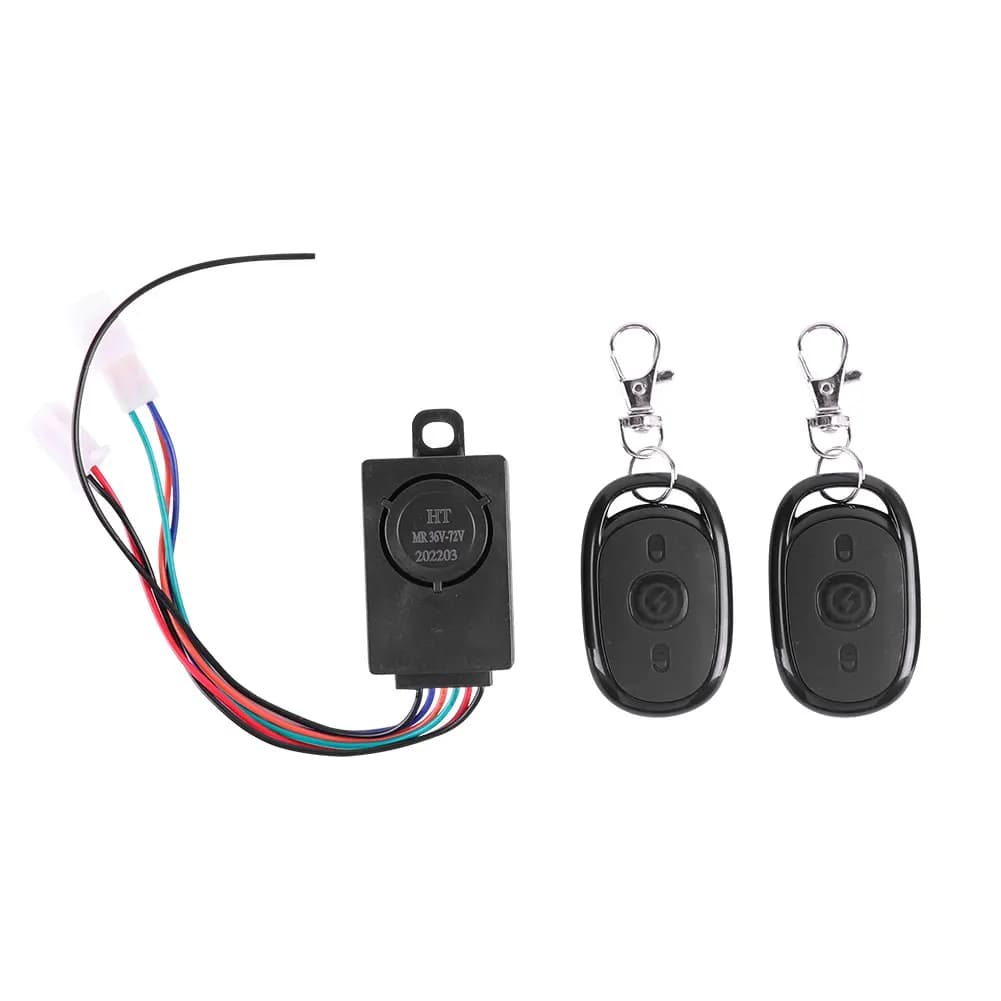 Système d'alarme de vélo électrique 36-72V 125dB, antivol pour Scooter électrique, sécurité de vélo,