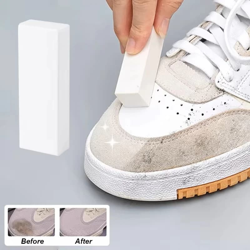 Gomme Nettoyante pour Chaussures en Daim et Baskets, Soin des Chaussures en Cuir Mat, Revitalisant e