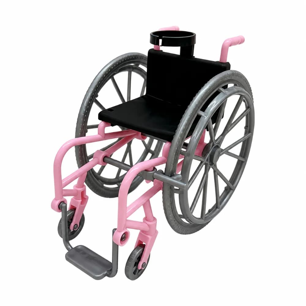 Fauteuil roulant miniature à l'échelle 1/6, design réaliste, style de réadaptation, modèle de fauteu