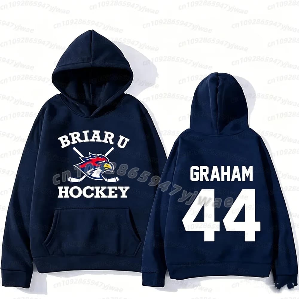 Hoodies à manches longues pour hommes et femmes, design Off Campus Briar University Hockey Jersey Gr