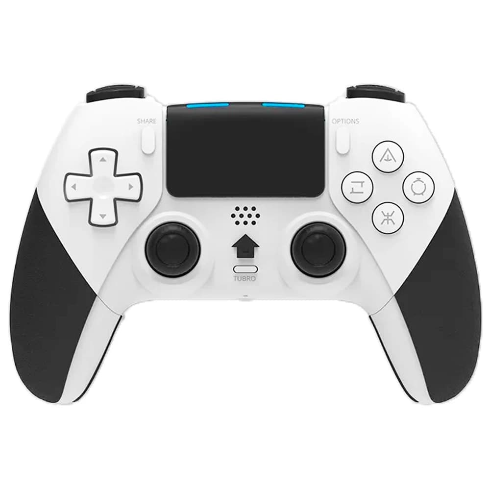 Manette de jeu sans fil pour console de jeu PS4/PS4 Pro/PS4 Slim, contrôle pour PC avec bouton progr