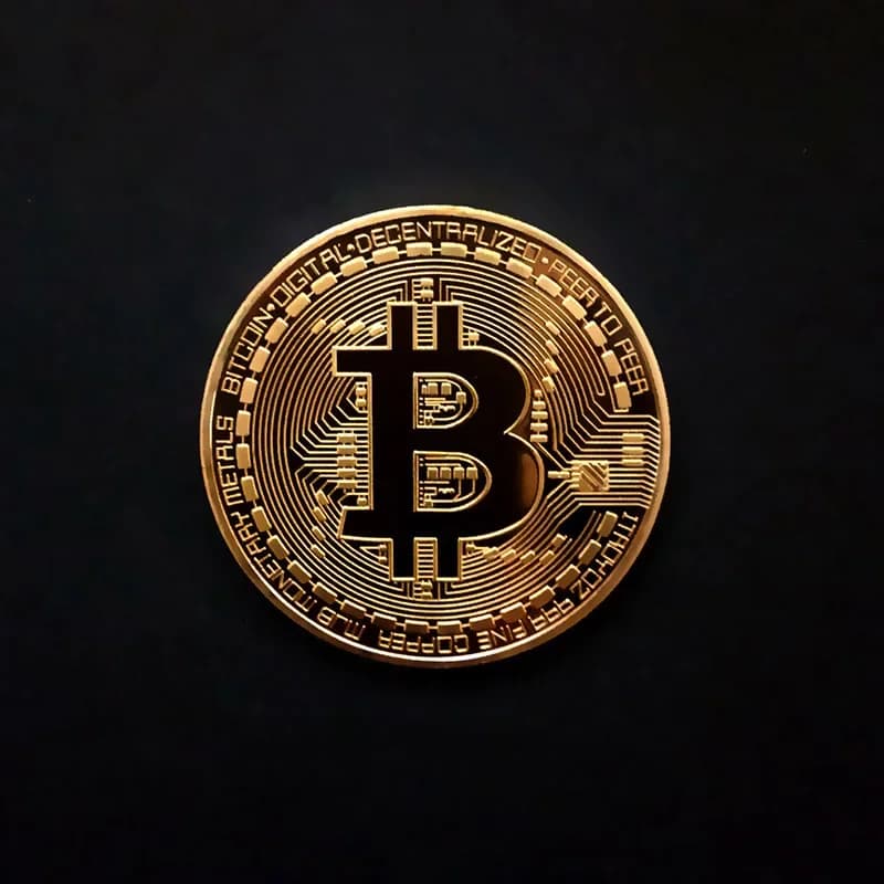 Pièce de monnaie Bitcoin plaquée or, Collection d'art à collectionner, cadeau commémoratif physique,