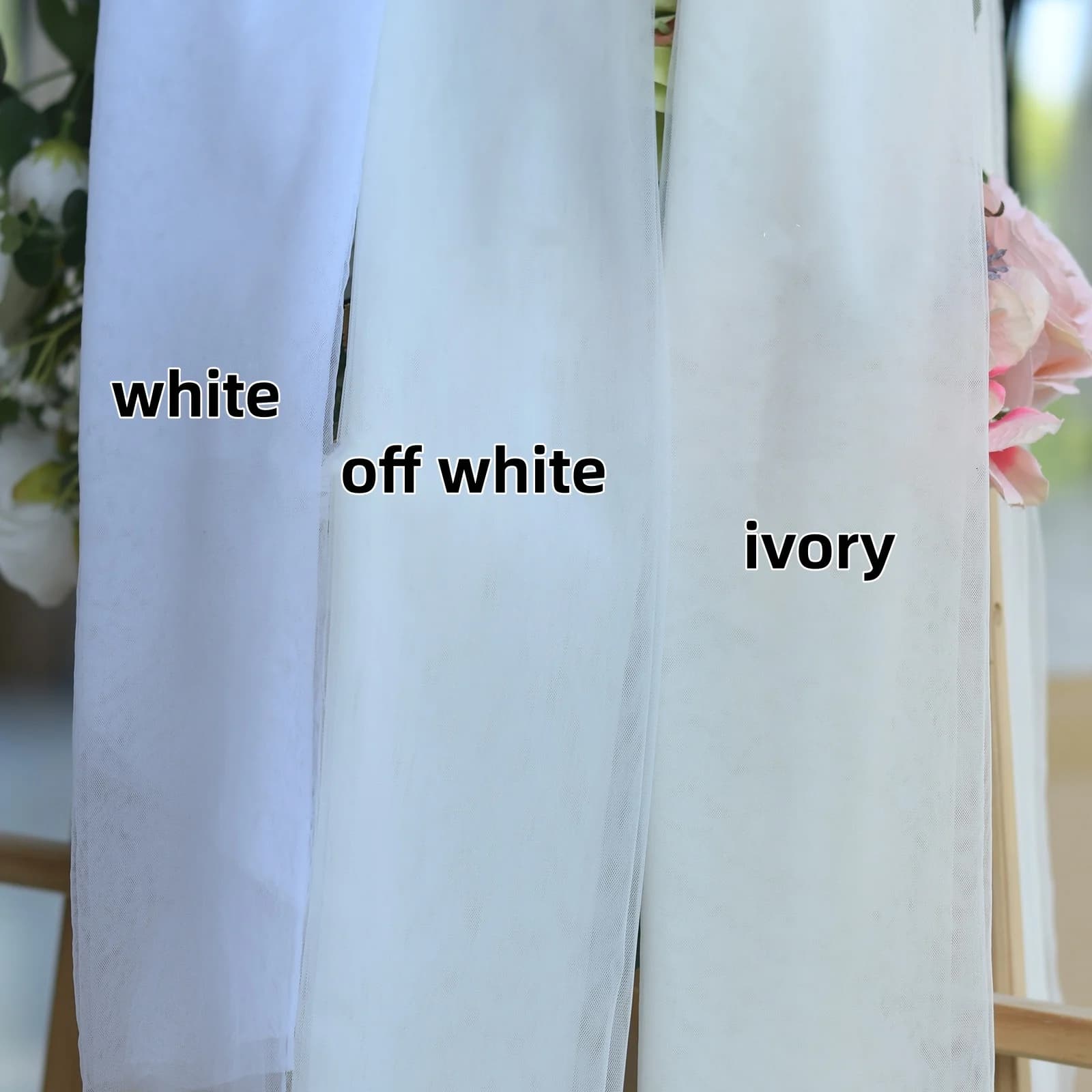 TOPQUEEN Voile de mariée luxueux en dentelle douce, voile de mariée cathédrale monocouche avec peign