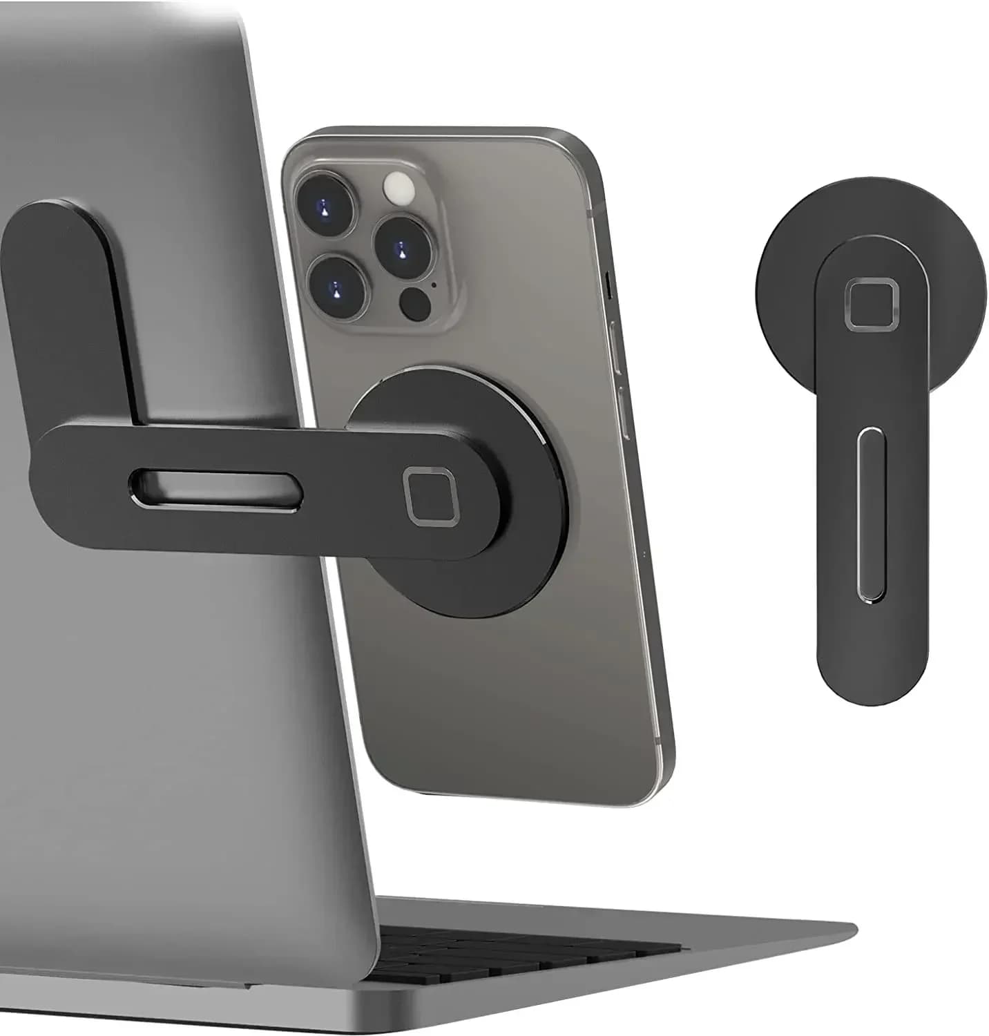 Support magnétique 2026 pour téléphone portable, à fixer sur l'écran d'ordinateur, fin et pliable, c