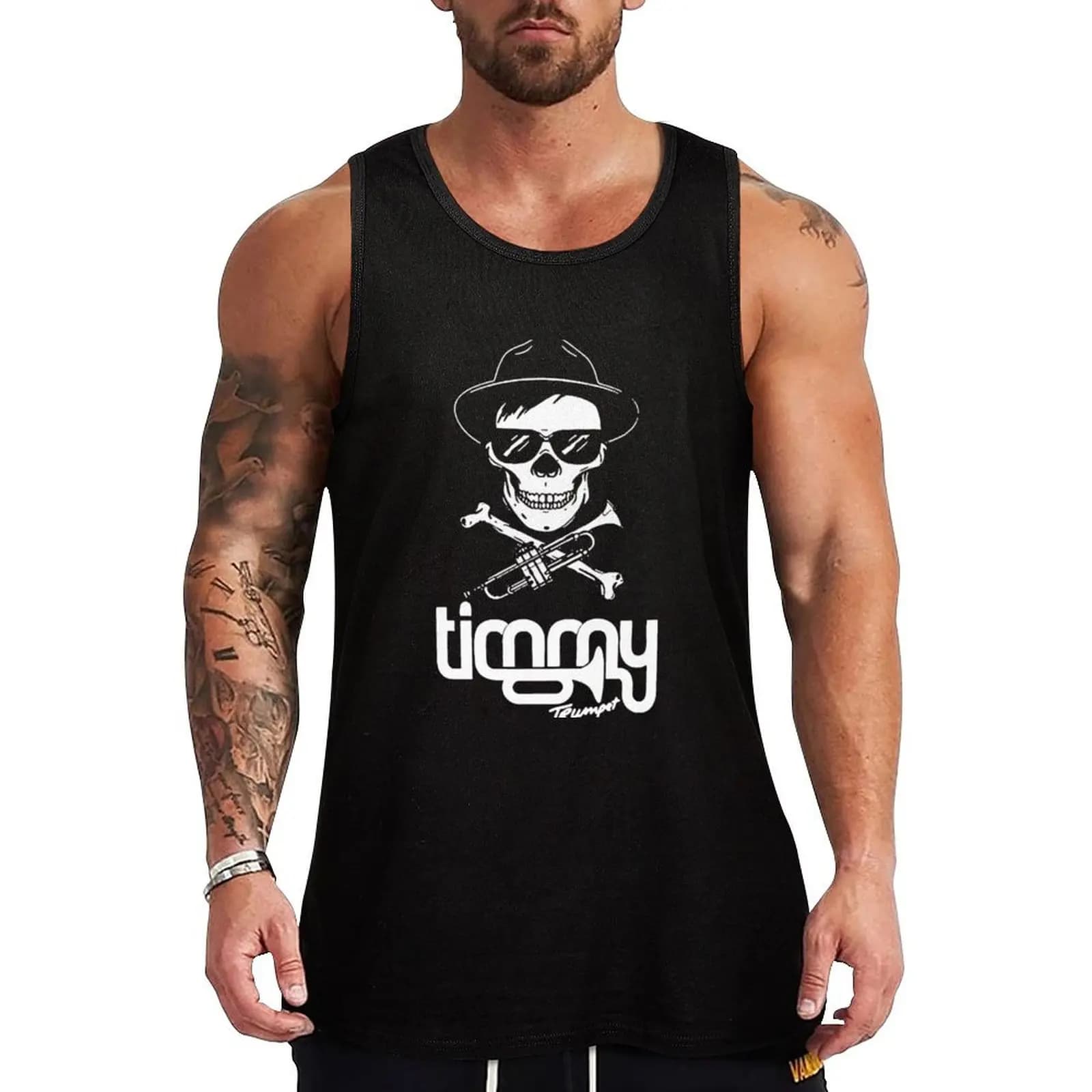 Timmy trompette débardeur t-shirts sans manches pour hommes vêtements de sport vêtements de sport ho