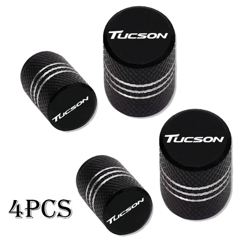 Bouchons de Valve de pneu de roue de voiture, accessoires pour Hyundai Tucson, couvercles de tige de
