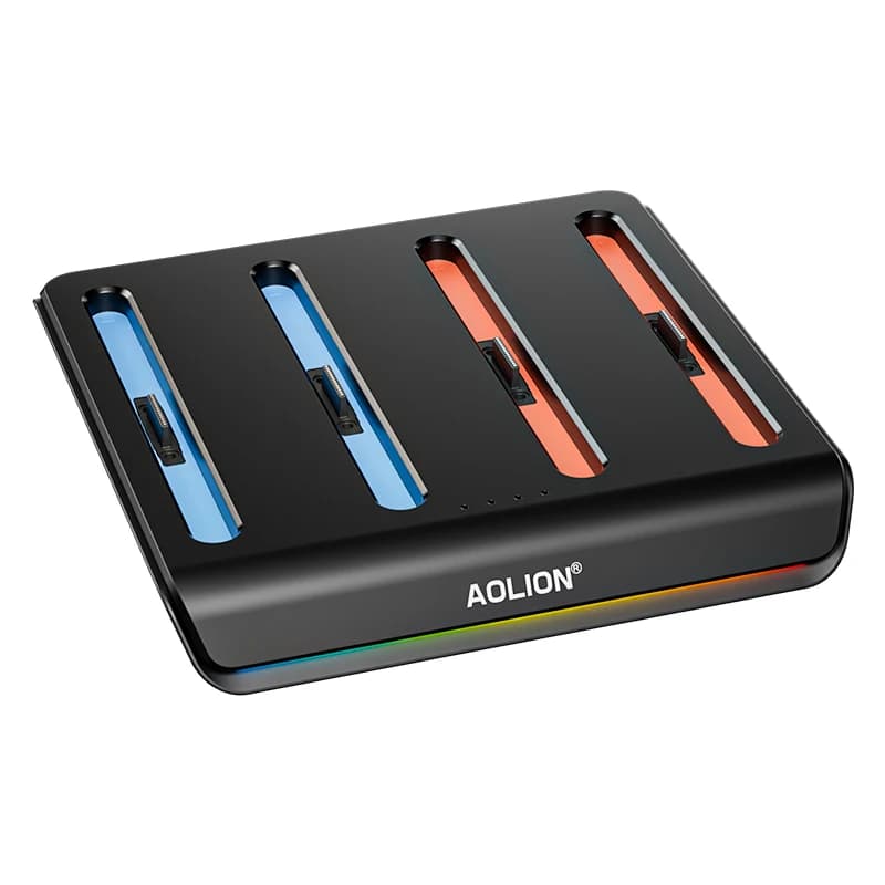 Station de charge pour manettes gauche et droite Switch2, chargeur pour quatre manettes Joy-con