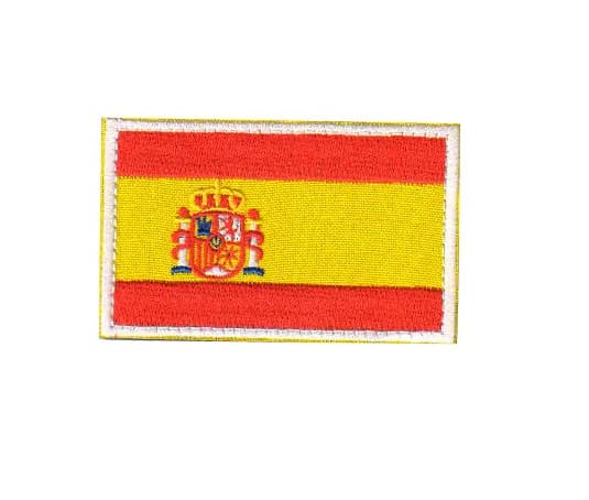 Patchs brodés drapeau des îles canarias, emblème du drapeau de l'espagne des îles canaries, Badges e
