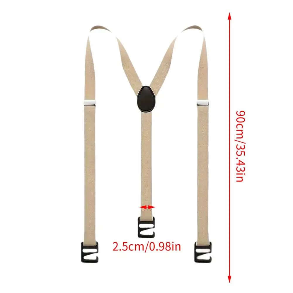 Bretelles pour hommes, bretelles invisibles à clipser, ceinture élastique sous les vêtements, bretel