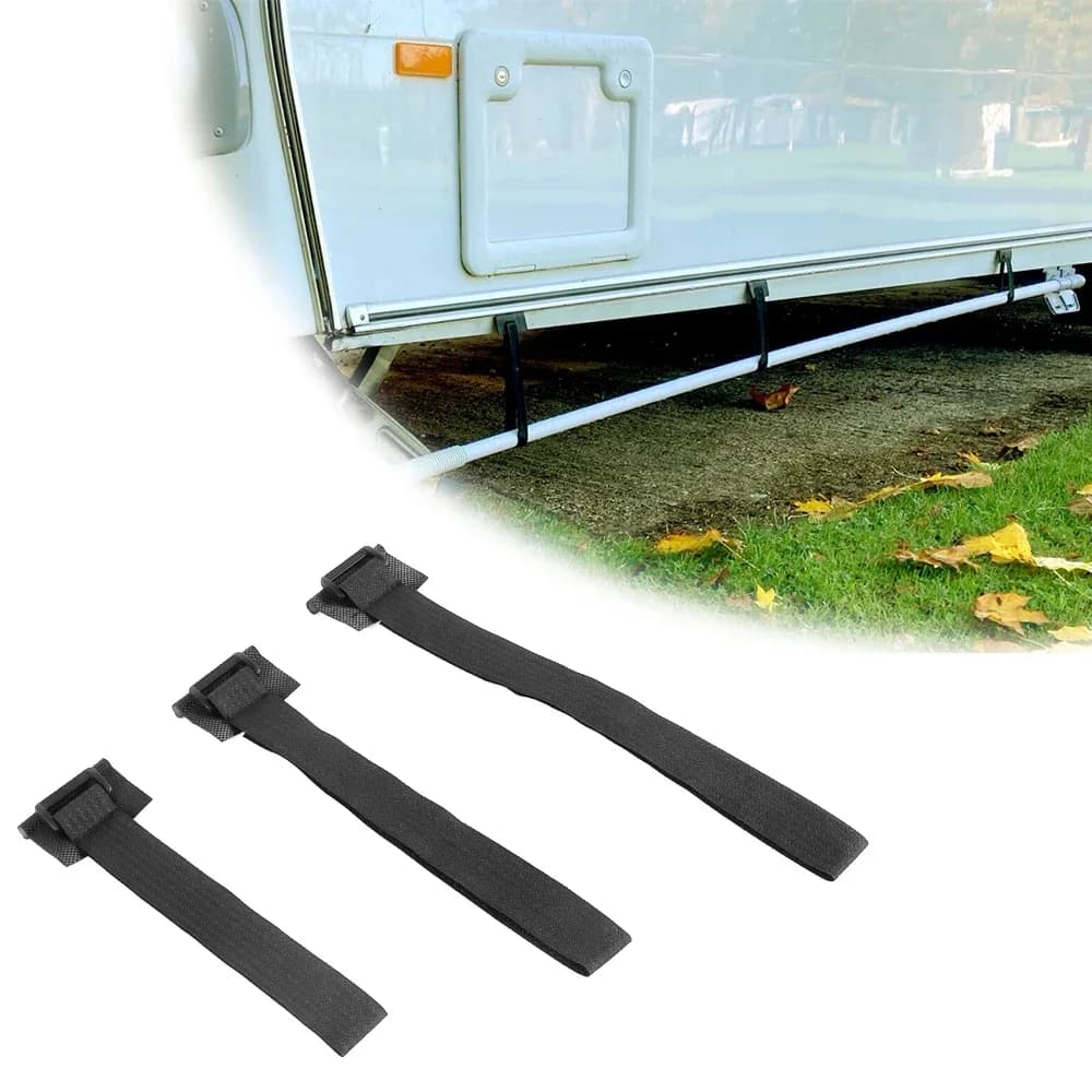 Câble d'alimentation pour caravane et tuyaux d'eau douce, sangles de Support, accessoires pour campi