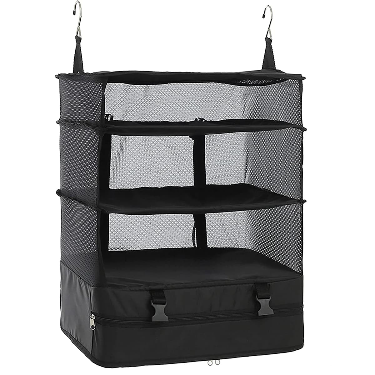 Organisateur de bagages de voyage, étagères de voyage portables, sac de valise à 3 étagères, Cube d'