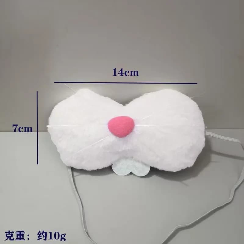 Serre-tête Lapin avec Nœud – Bandeau Oreilles de Lapin pour Pâques, Halloween et Fêtes Cosplay, Acce