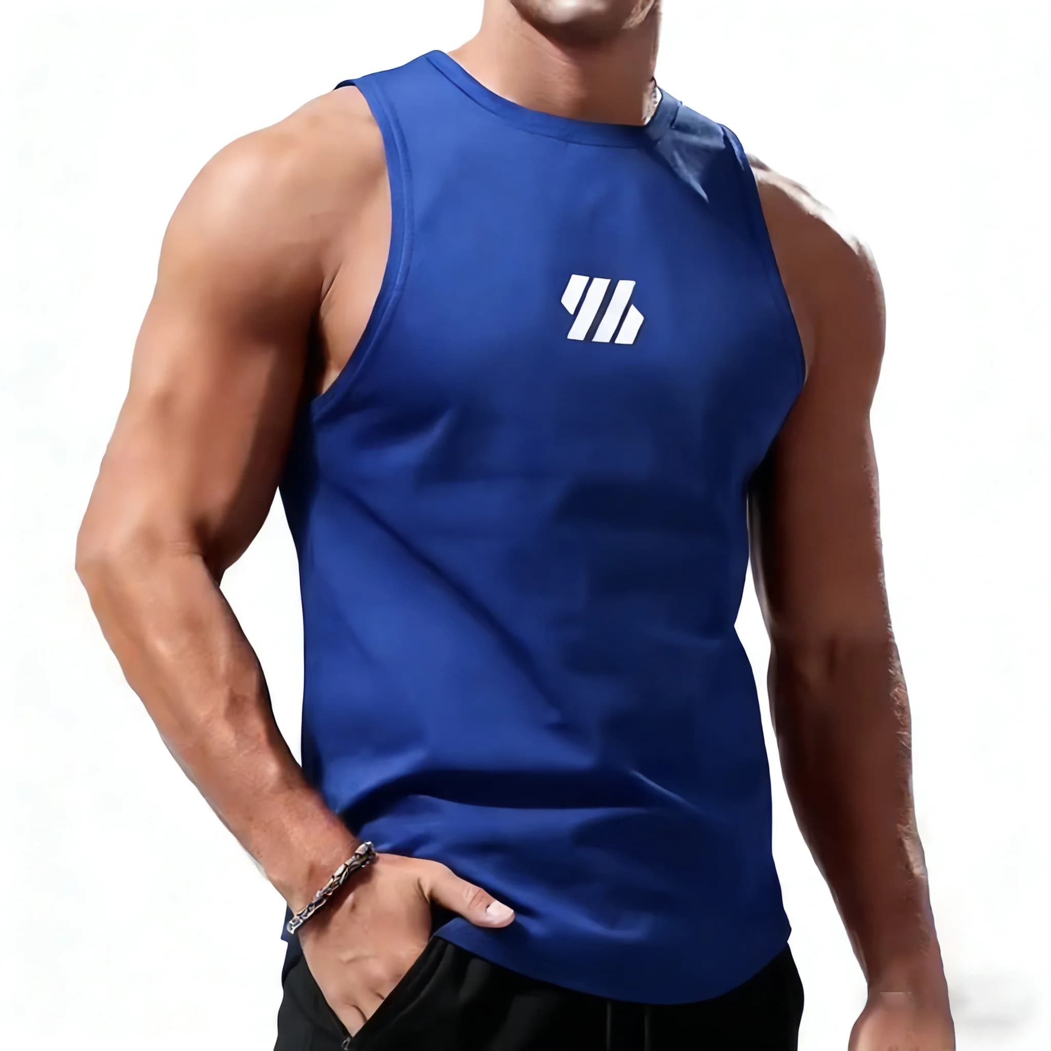 Débardeur de sport pour homme, été, séchage rapide, entraînement, débardeur de sport, débardeur de f