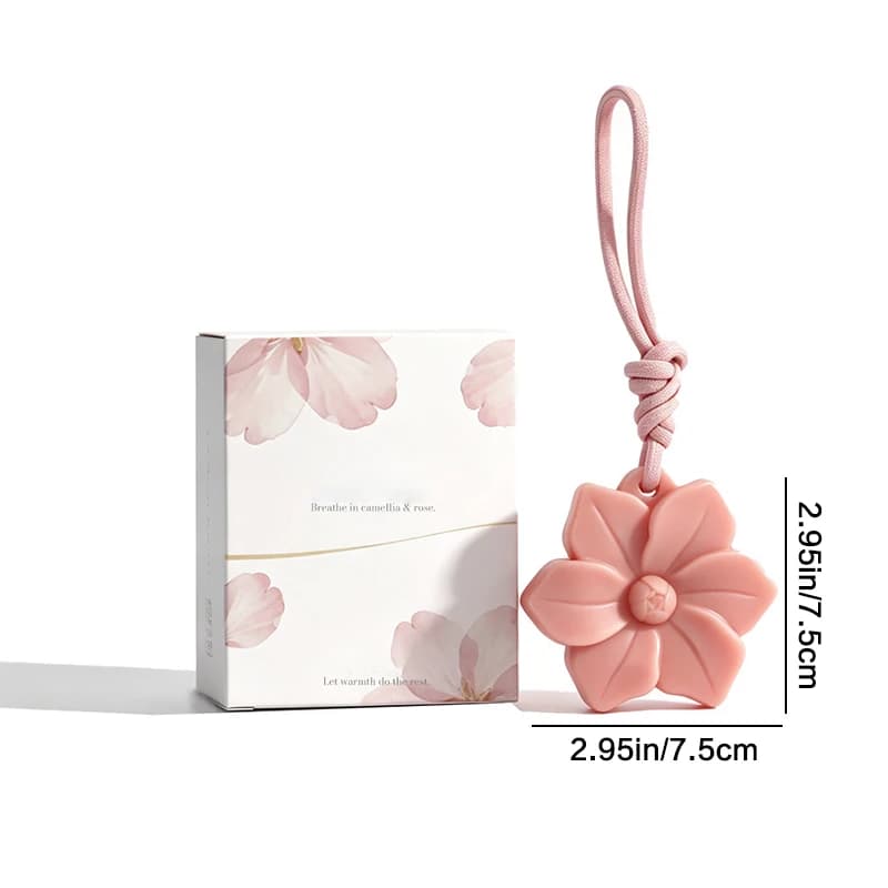 Tablettes de cire parfumée à la camélia, parfum longue durée, tablettes de cire parfumée pour la mai