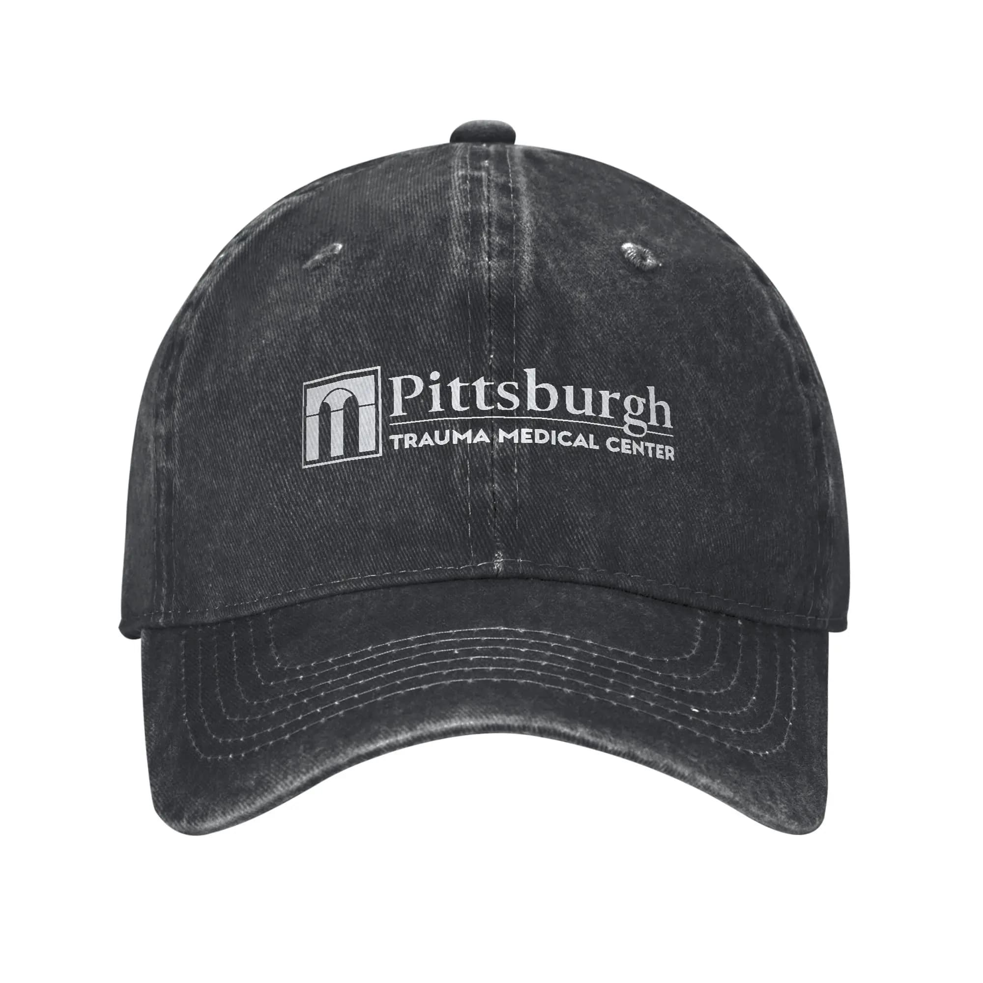 Casquette de baseball unisexe inspirée de la série télévisée The Pitt PTMC, en jean vieilli, style v