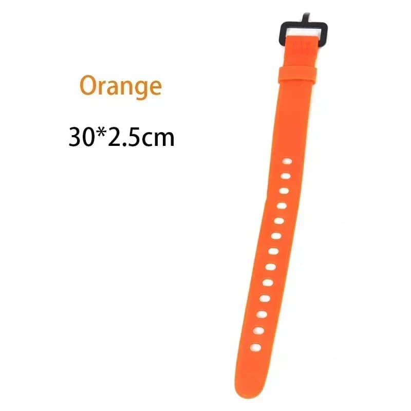 Ceinture nouée de voyage en caoutchouc durable, sangle de bagage, camping, randonnée, stockage de ca