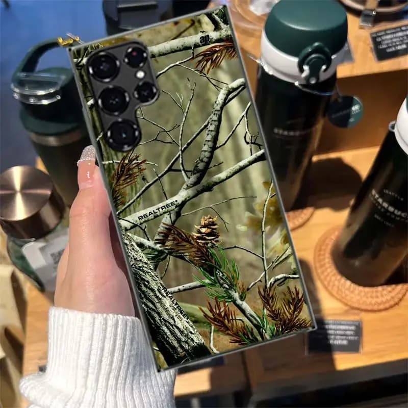Étuis de téléphone Realtree Real Tree Camo pour Samsung Galaxy S26 Ultra S25 Edge S24 S23 FE S21 Plu