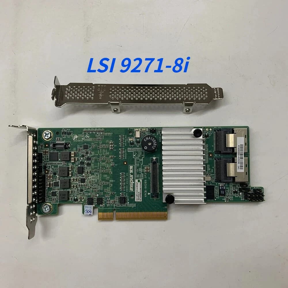 Contrôleur RAID SAS LSI 9271-8i 6 Gbit/s PCIe 3.0 x8 8 ports SAS2208 – Version sans câbles ou avec +