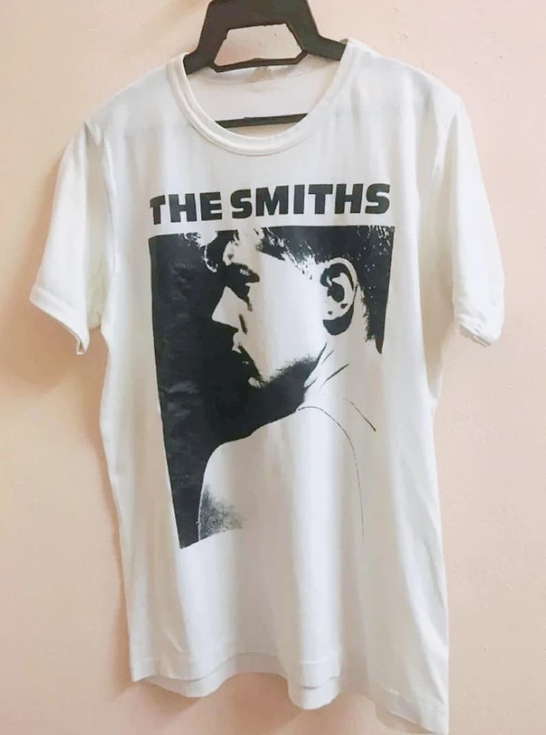 Vintage The Smiths Meat Is Murder imprimé manches courtes coton T-shirt cadeau pour hommes femmes un