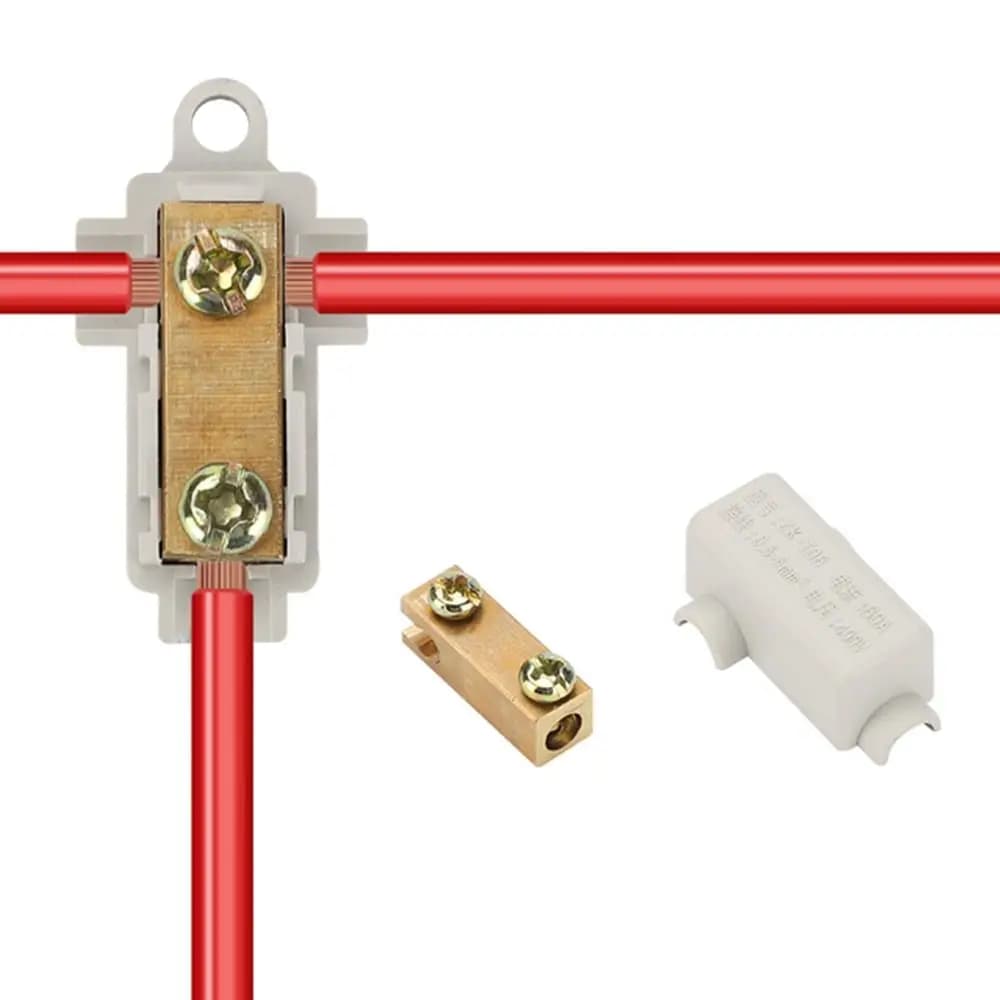 Connecteur de câblage rapide pour boîtier de jonction, bornier de branche haute puissance, borne de 
