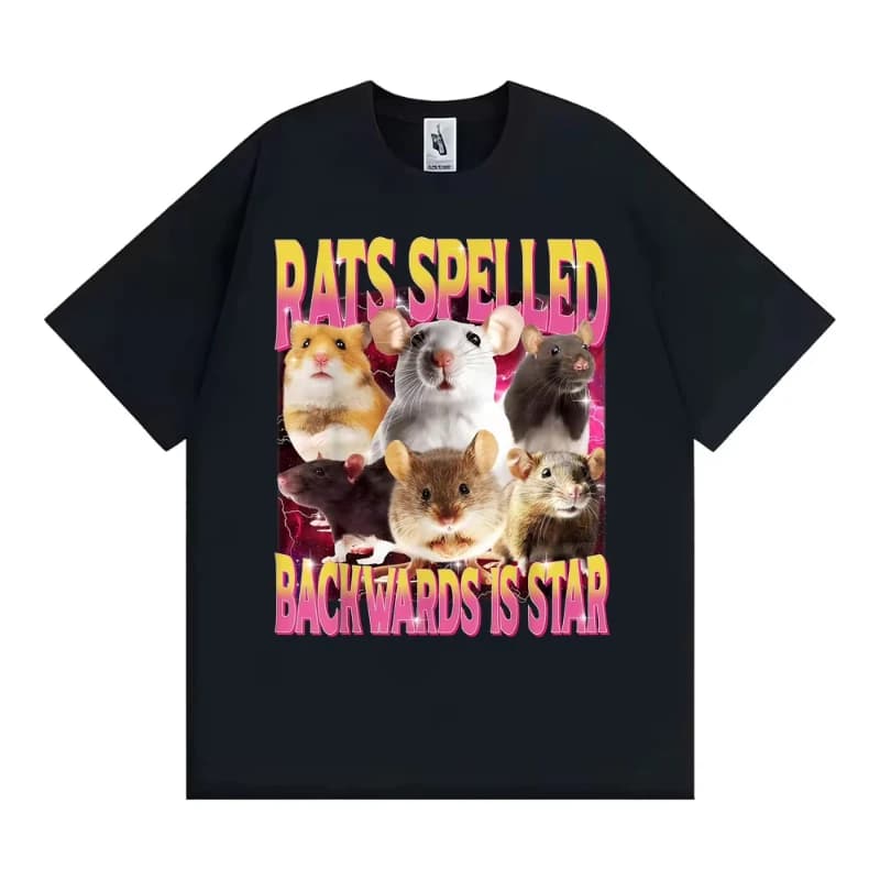 T-shirts humoristiques pour femmes avec l'inscription « Rats Spelled Backwards Is Star » – T-shirts