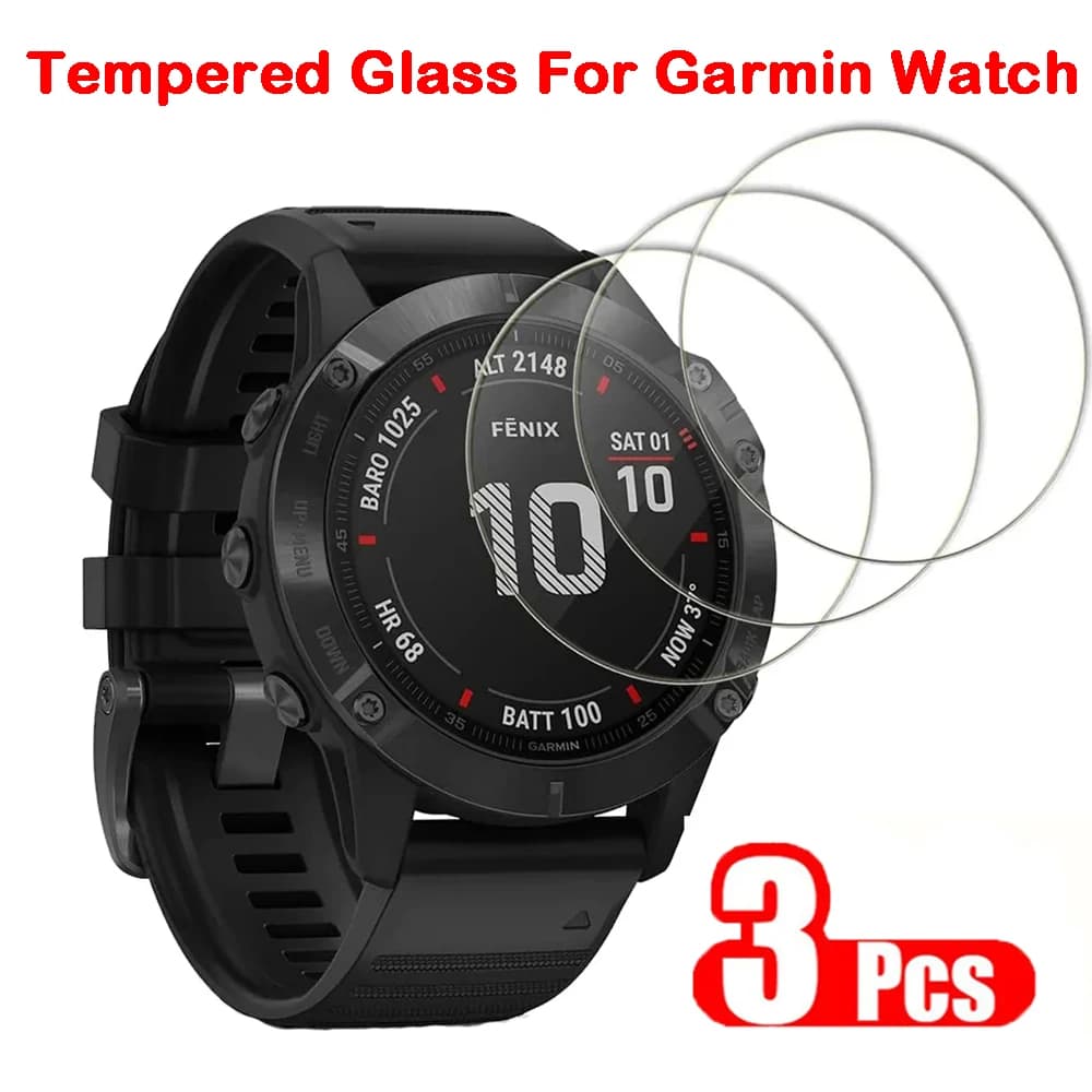 Film protecteur d'écran HD en verre 9H Premium Guatemala, accessoires de montre clairs, Garmin Fenix