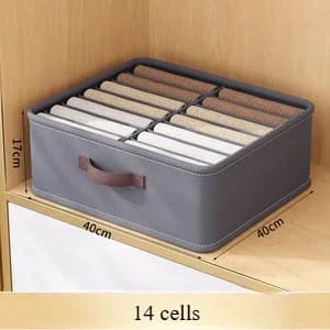 Armoire vêtements rangement organisateur pantalons pull T-Shirt boîte de rangement avec PP conseil a