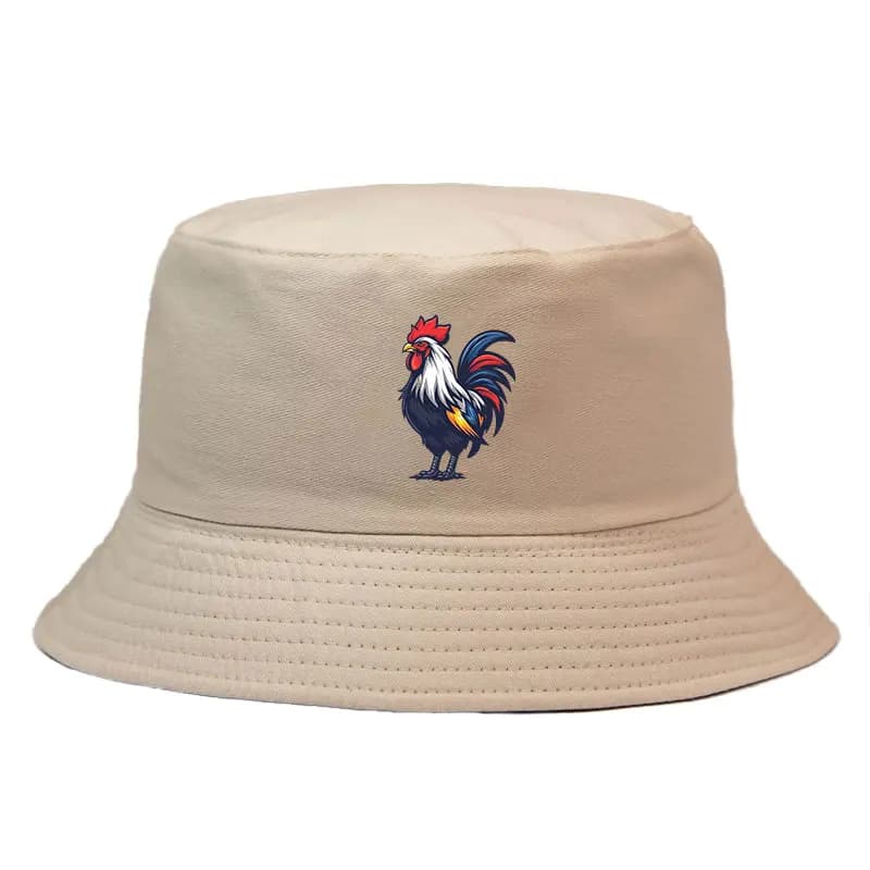 Rugby Coq Mascotte France Bob Chapeau homme femme réversible seau Chapeau unisexe été Sport voyage p