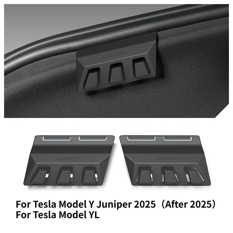 Pour Tesla Model Y/YL Juniper 2025 – Crochet de coffre en ABS, crochet de rangement latéral pour le