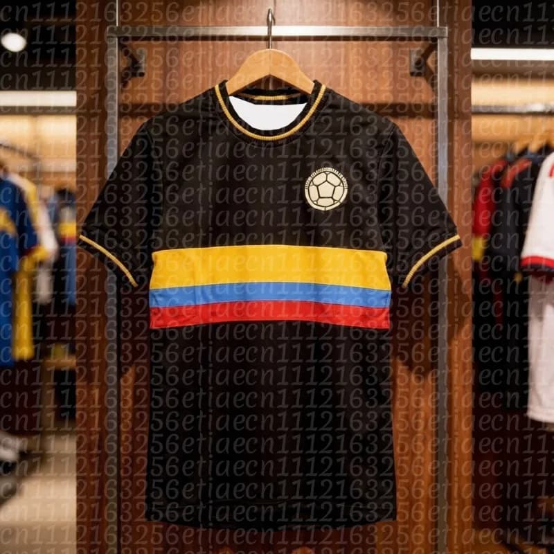 Maillot de football Colombie 2026 – Nouveau modèle confortable et respirant, idéal pour l'entraîneme