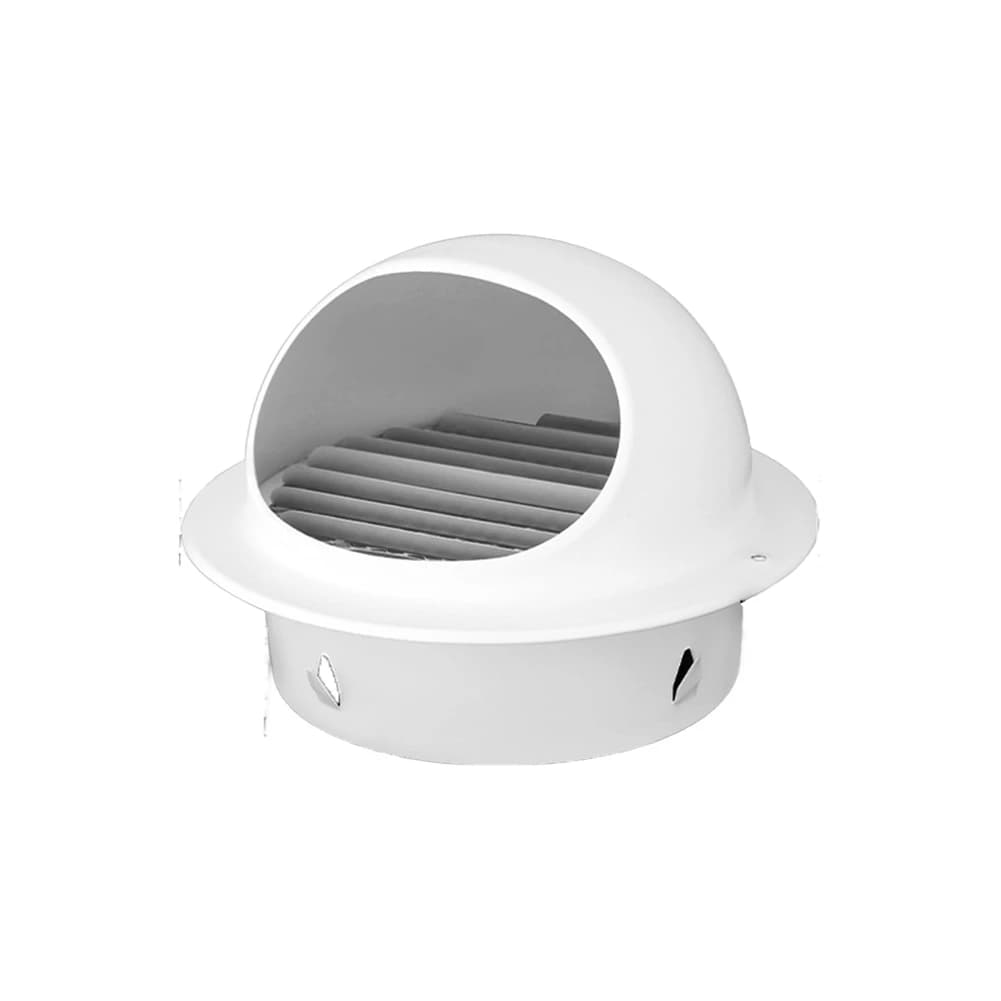 Hotte d'échappement ronde en acier inoxydable avec protection améliorée, solution de ventilation fia