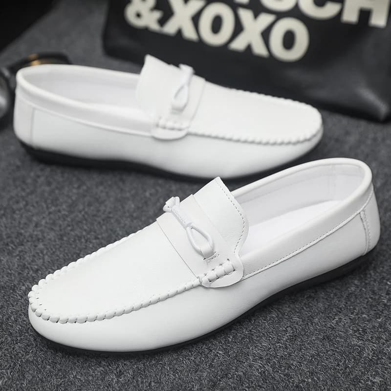 ELUVA hommes chaussures décontractées mocassins respirants léger antidérapant marche baskets été gra