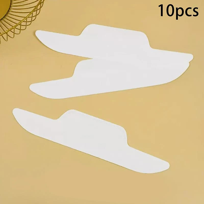 Autocollant Anti-transpiration blanc, 10 pièces, col de chemise, déodorants jetables, costume unisex