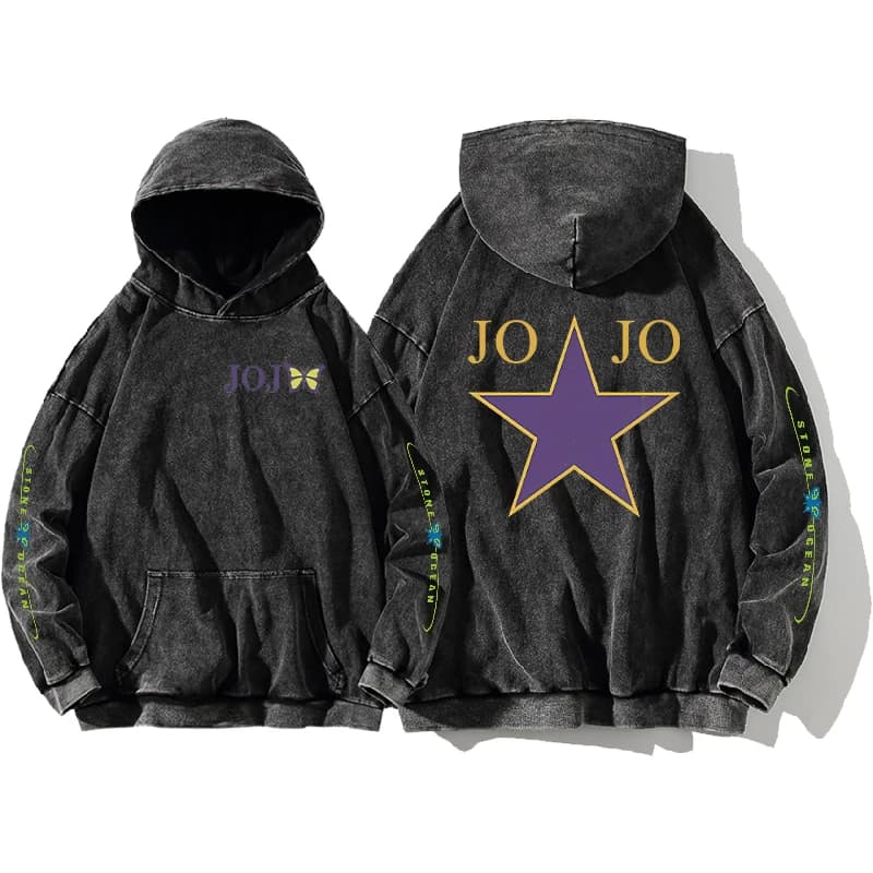 JoJo's Bizarre Adventure sweat à capuche imprimé pour hommes femmes sweat à manches longues vêtement