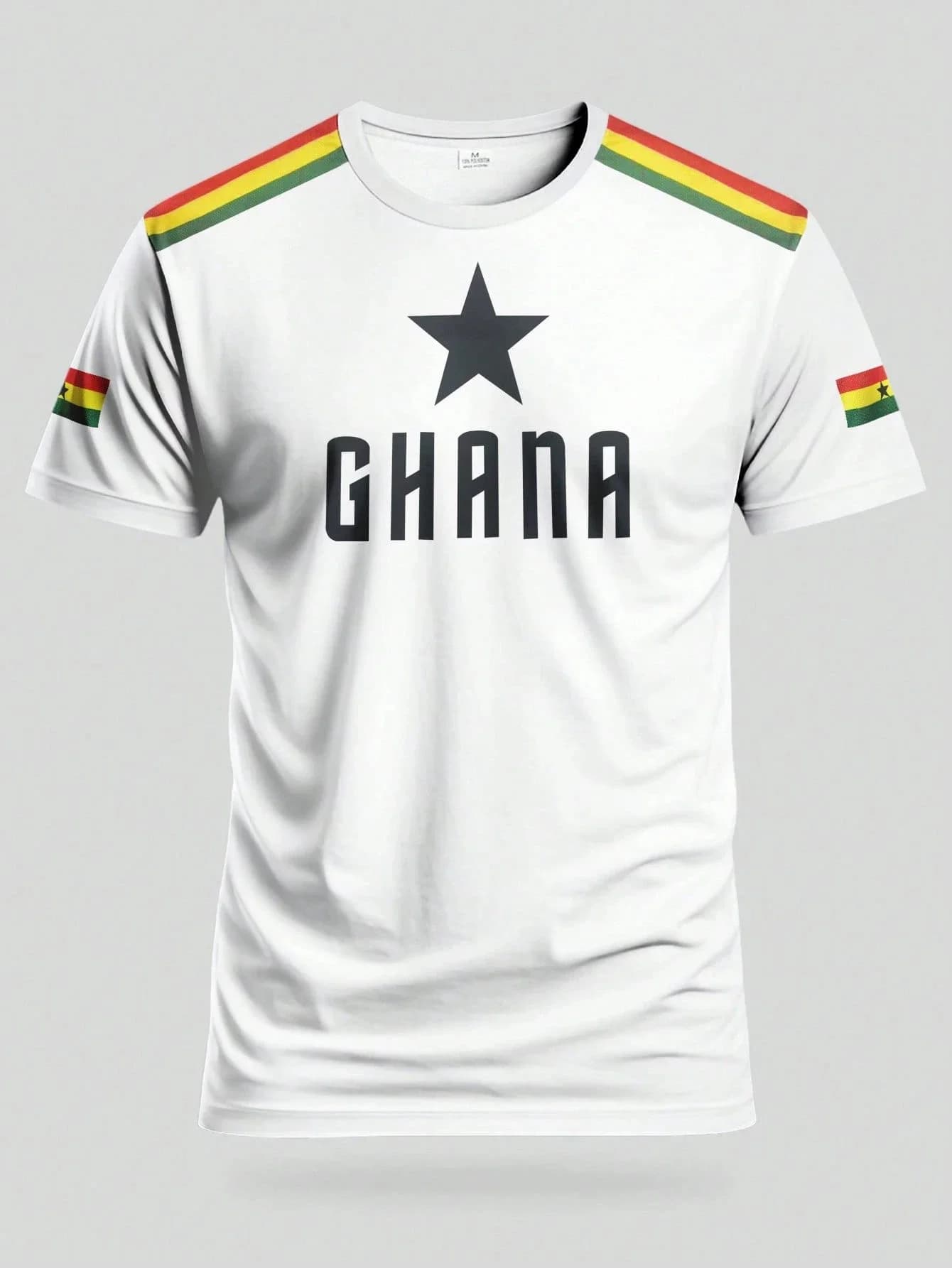 La nouvelle chemise de football pour jeunes hommes de style ghanéen est un haut confortable adapté a