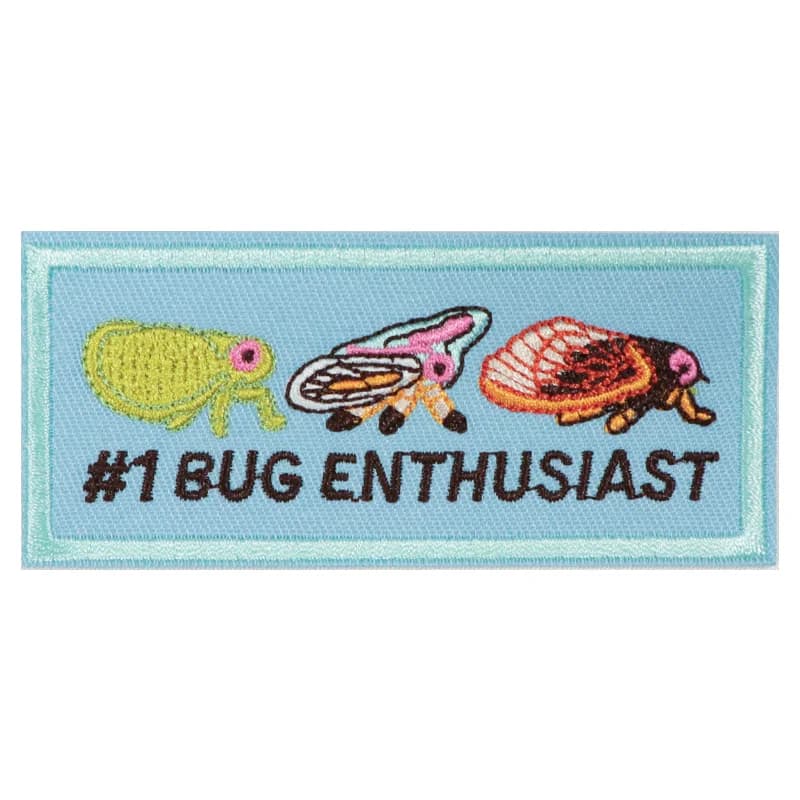 1 écusson brodé thermocollant pour passionnés d'insectes, motif inspiré de la nature, cadeau DIY pou