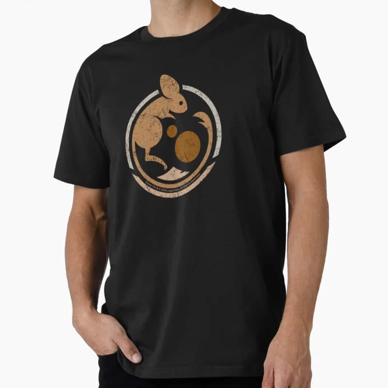 Dune Arrakis Muad Dib emblème en détresse Vintage science fiction cadeau t-shirt pour homme grande t